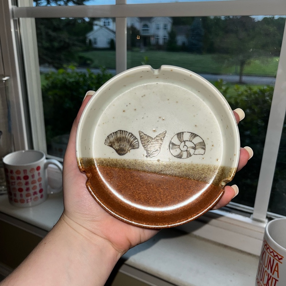 Ceramic Beach Ashtray
